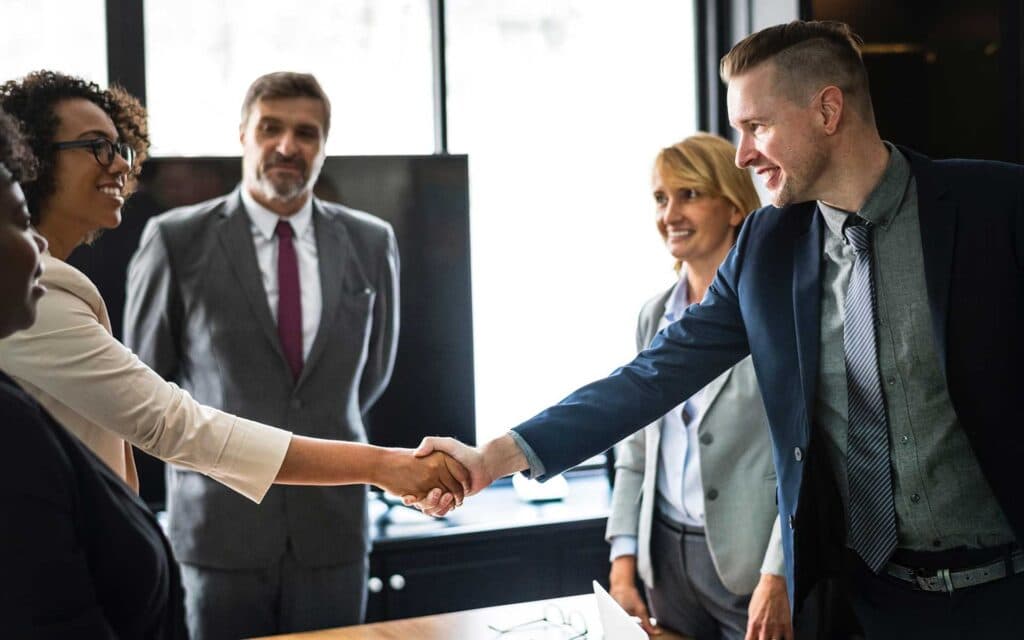 Professional business collaboration